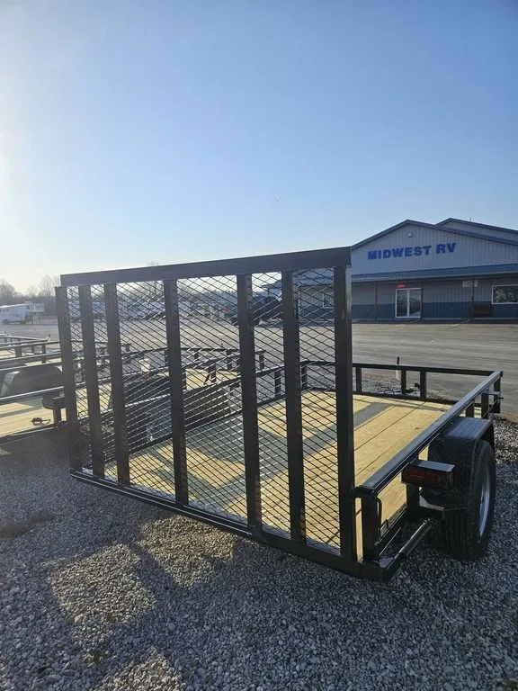 2025 Lone Wolf Trailer Company 77 x 10 Single Axle Tube Rail Utility - Photo 4