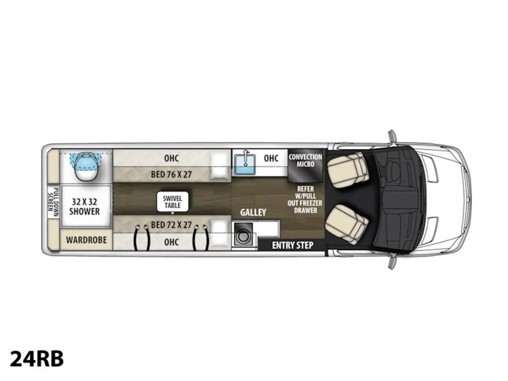 2026 Coachmen Galleria 24RB - Photo 3