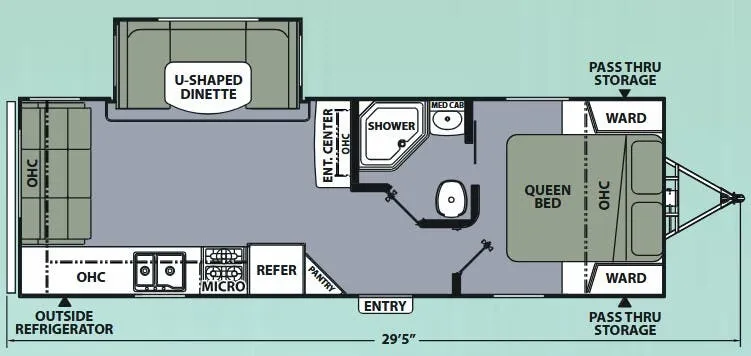 Coachmen Apex Ultra-Lite 250RLS floor plan