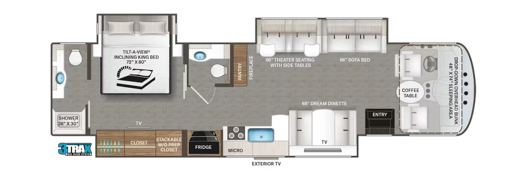 2026 Thor Motor Coach Indigo HH36 floor plan