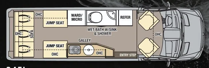 Coachmen Galleria 24FL floor plan