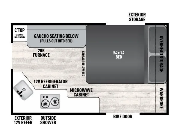 Forest River Viking 12.0TD MAX floor plan