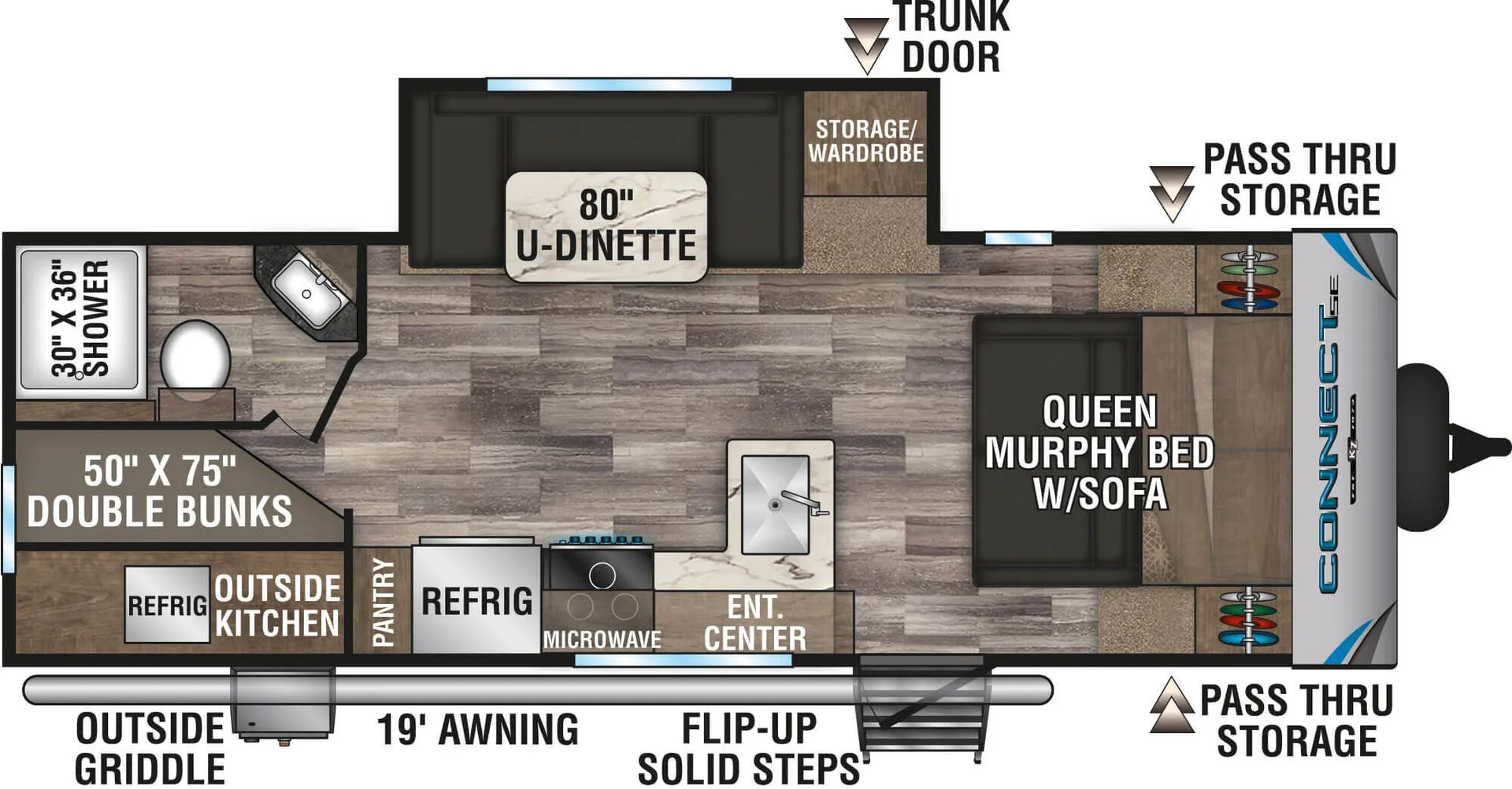 K-Z Connect SE C231BHKSE floor plan