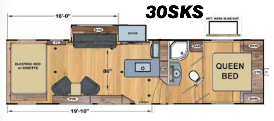Eclipse Stellar 30SKS floor plan