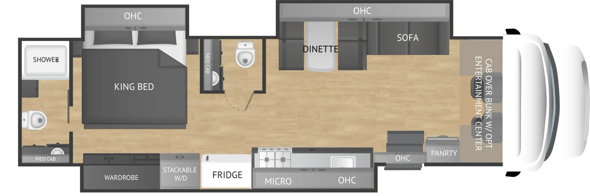 2027 NeXus RV Ghost 38DS - Floor plan