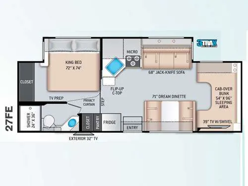 2022 Thor Motor Coach Freedom Elite 27FE, Photos photo 2