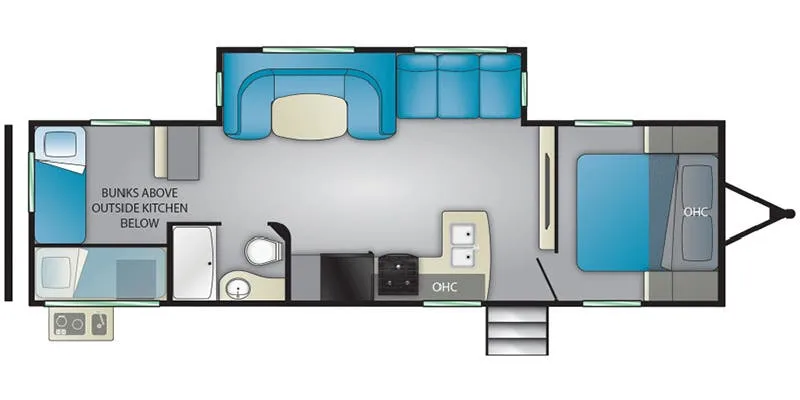 Heartland Pioneer PI BH 305 floor plan