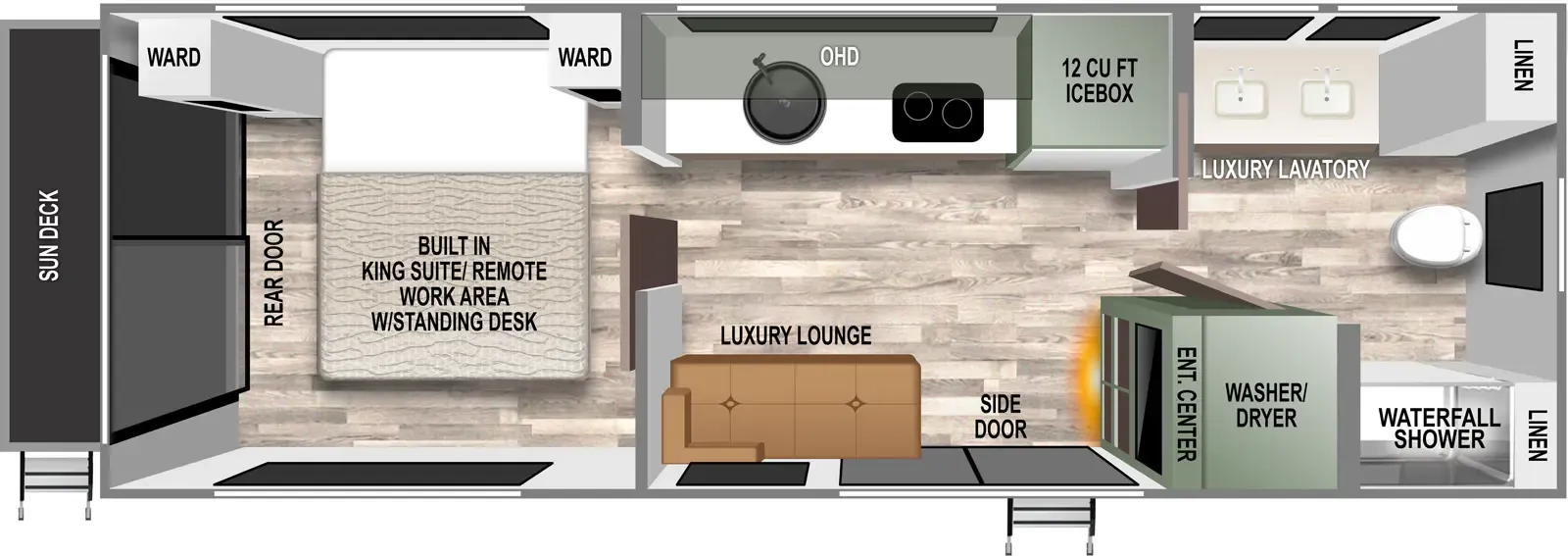 2024 Forest River IBEX RVS1 - Floor plan