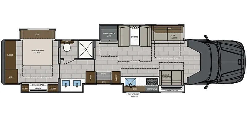 Renegade RV XL X45QS floor plan
