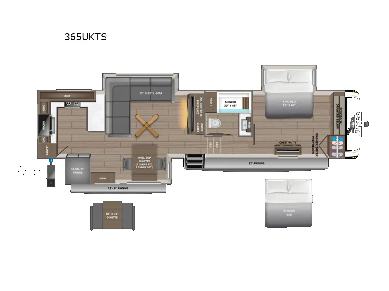 2026 Jayco Eagle 365UKTS - Floor plan