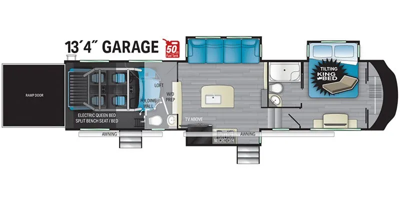 Heartland Cyclone CY 3413 floor plan