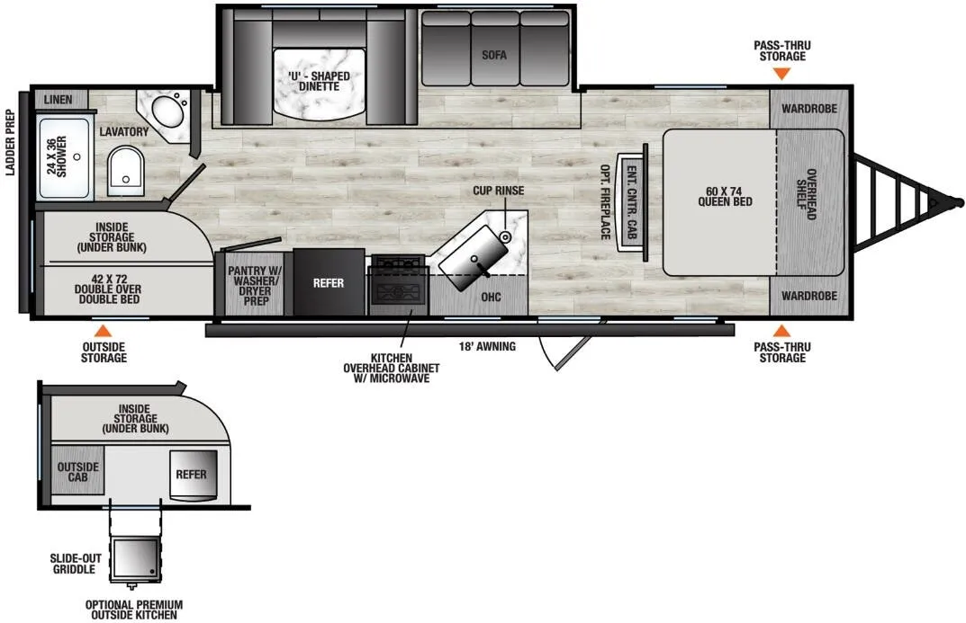 2026 Coachmen Clipper 6K Series 262DBS - Floor plan