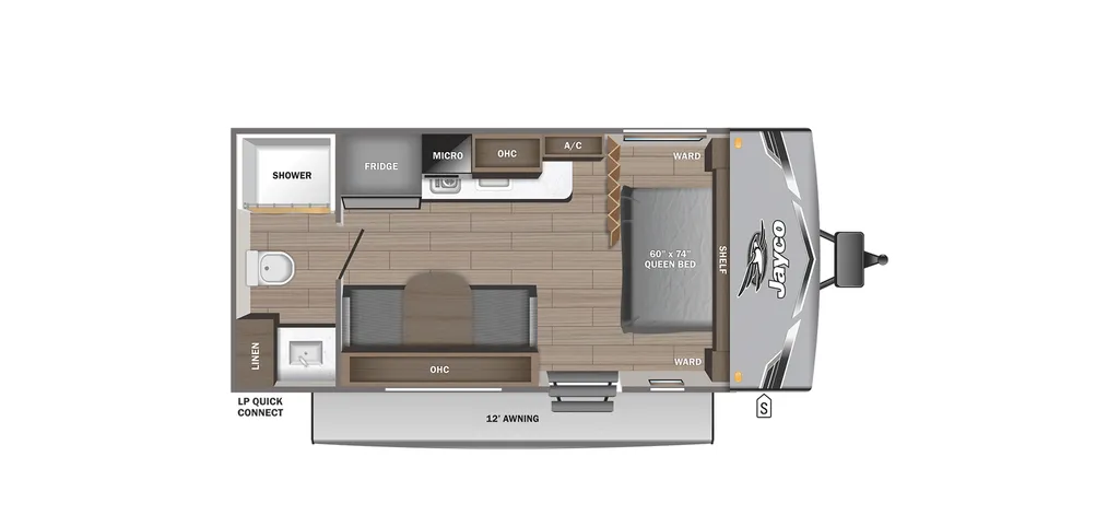 2027 Jayco Jay Flight SLX 175FQW floor plan