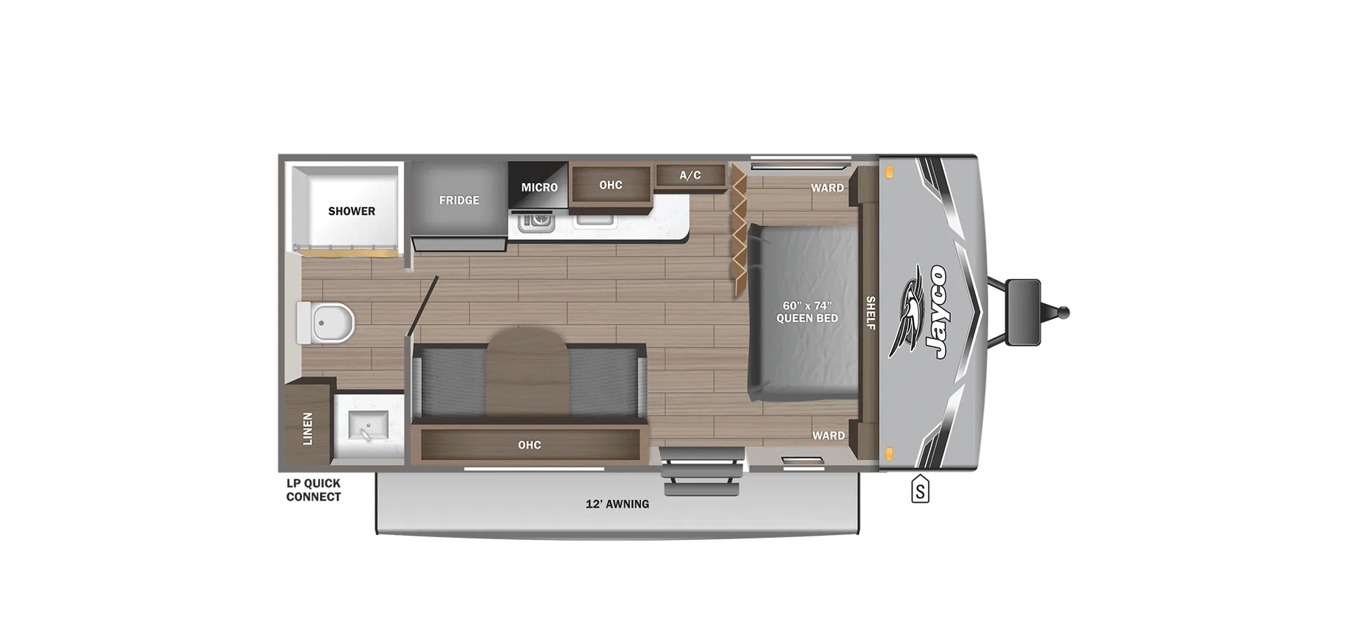 2027 Jayco Jay Flight SLX 175FQW - Floor plan