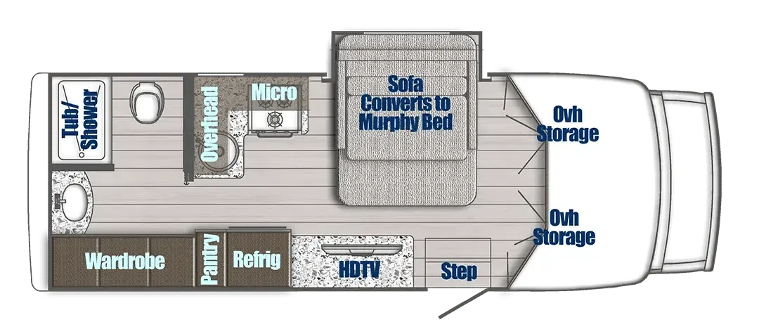 2026 Gulf Stream RV Yellowstone Y5240 - Floor plan
