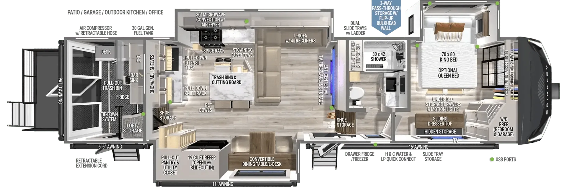 Brinkley Model G 3250 floor plan