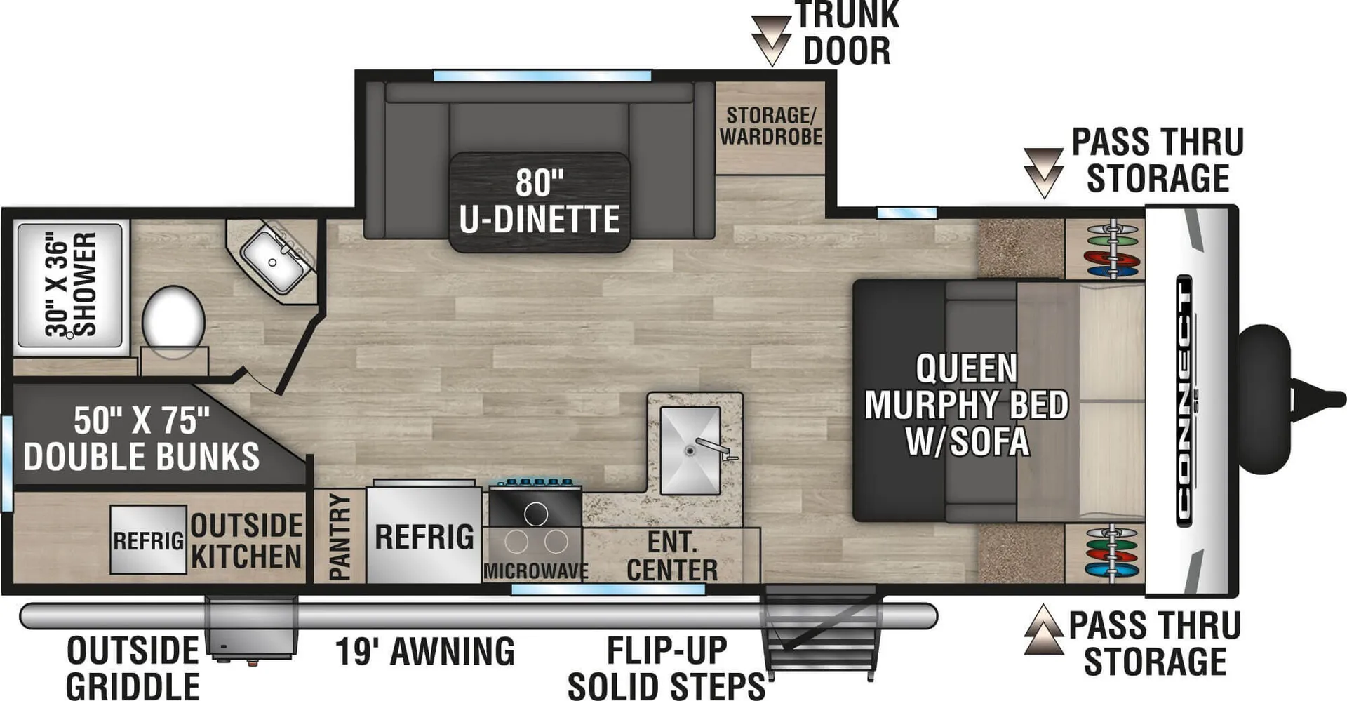 K-Z Connect SE C231BHKSE floor plan
