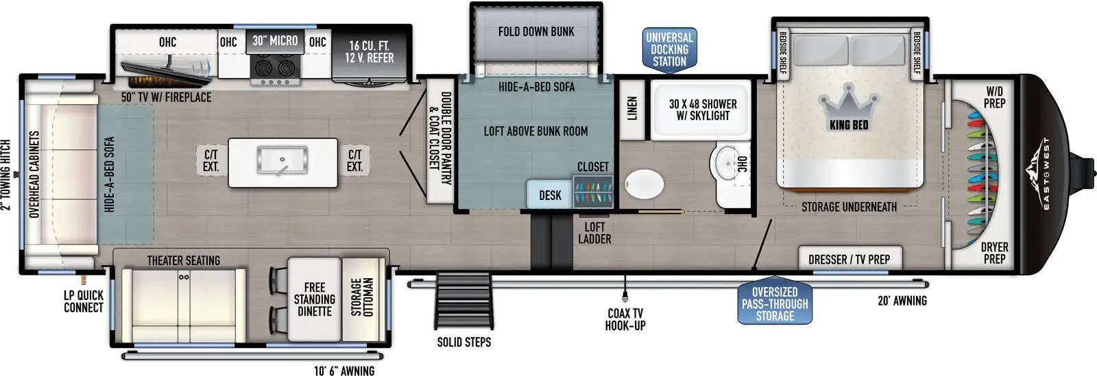 East to West Blackthorn 3800MB floor plan