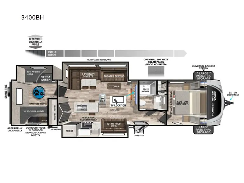 2027 Forest River Vibe 3400BH, Photos photo 2
