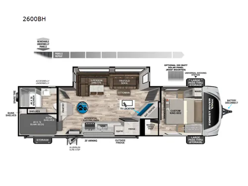 2026 Forest River Vibe 2600BH - Photo 3