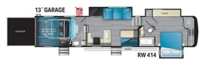 Heartland Road Warrior 414 floor plan