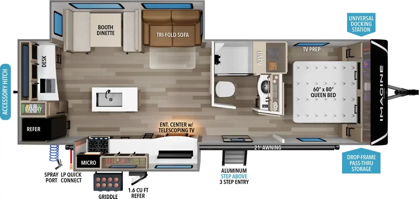 Grand Design Imagine 2670MK floor plan