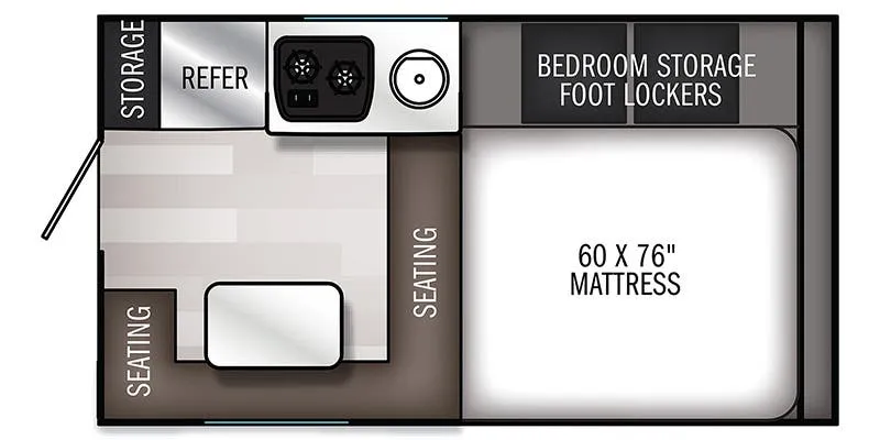 Palomino Rogue EB-1 floor plan