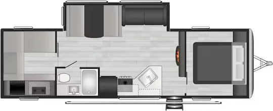 Keystone Springdale 298BH floor plan