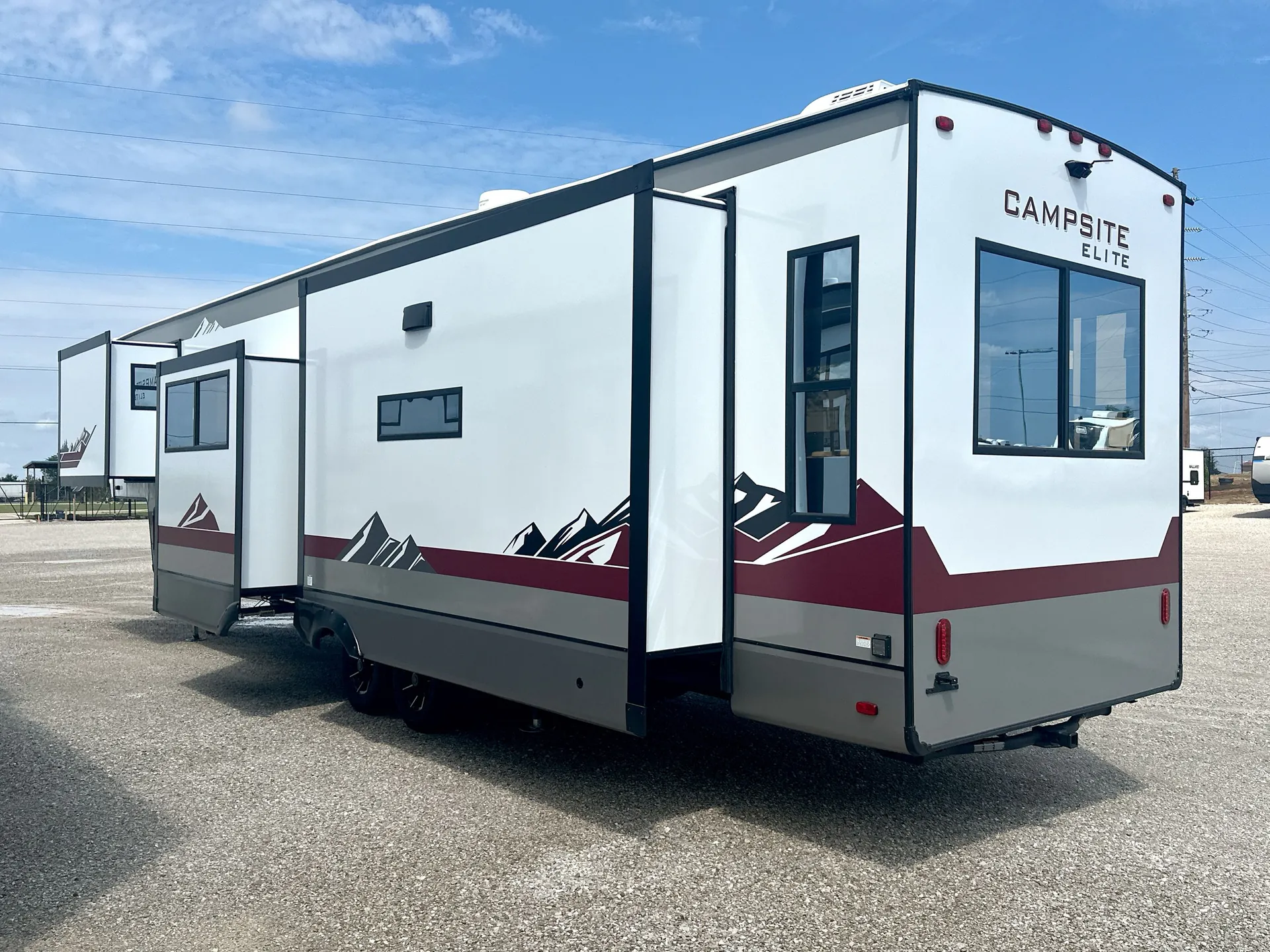 2027 Forest River Campsite Elite 36RF — off campside