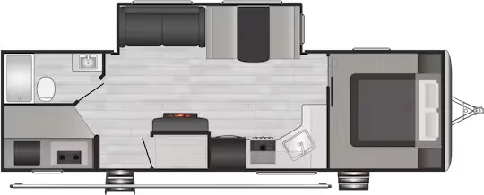 Keystone Springdale 280BHWE floor plan
