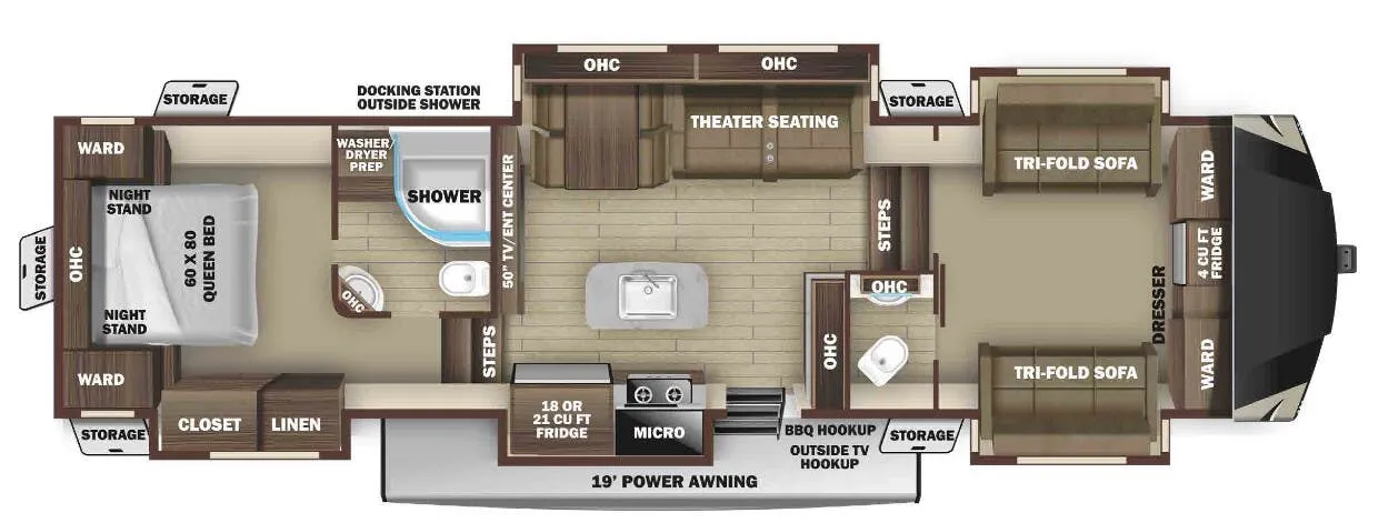 Highland Ridge Mesa Ridge 376FBH floor plan