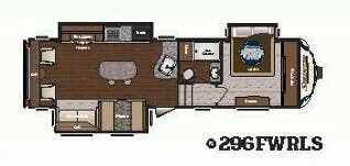Keystone Sprinter 296FWRLS floor plan