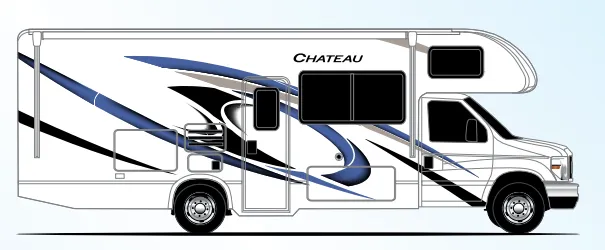 Thor Motor Coach Chateau 31BV exterior