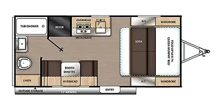 Coachmen Catalina Summit Series 7 7 174RB floor plan