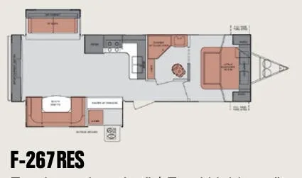 Cruiser RV Fun Finder 267RES floor plan