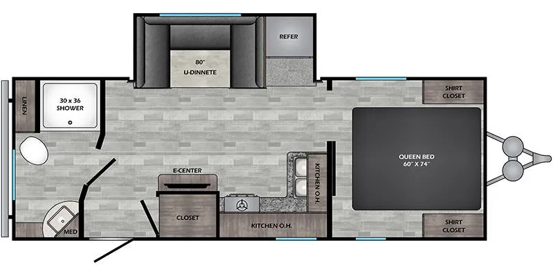 CrossRoads Zinger Lite ZR229RB floor plan