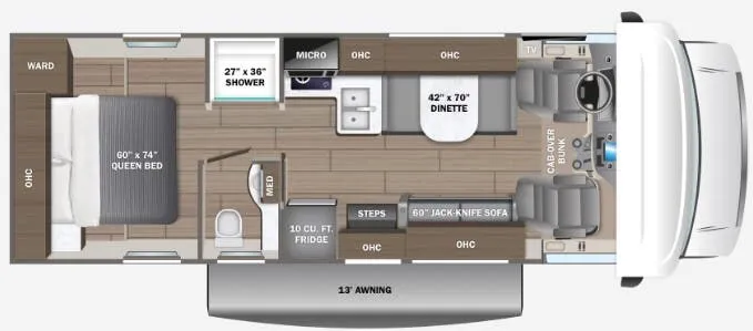 Jayco Redhawk SE 27N floor plan