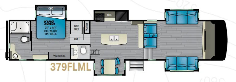 Heartland Milestone 379FLML floor plan