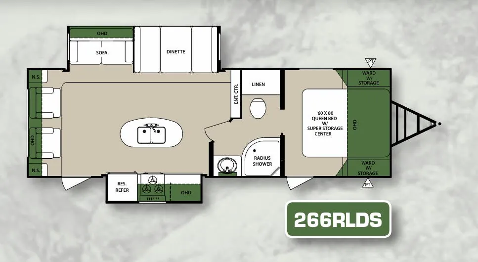 Forest River Surveyor 266RLDS exterior