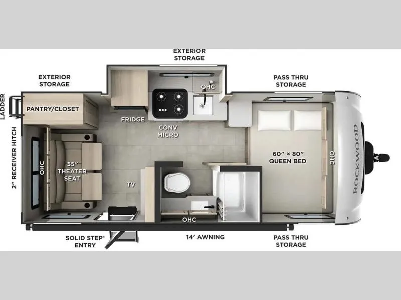 2026 Forest River RV Rockwood GEO Pro 19RL - Photo 2