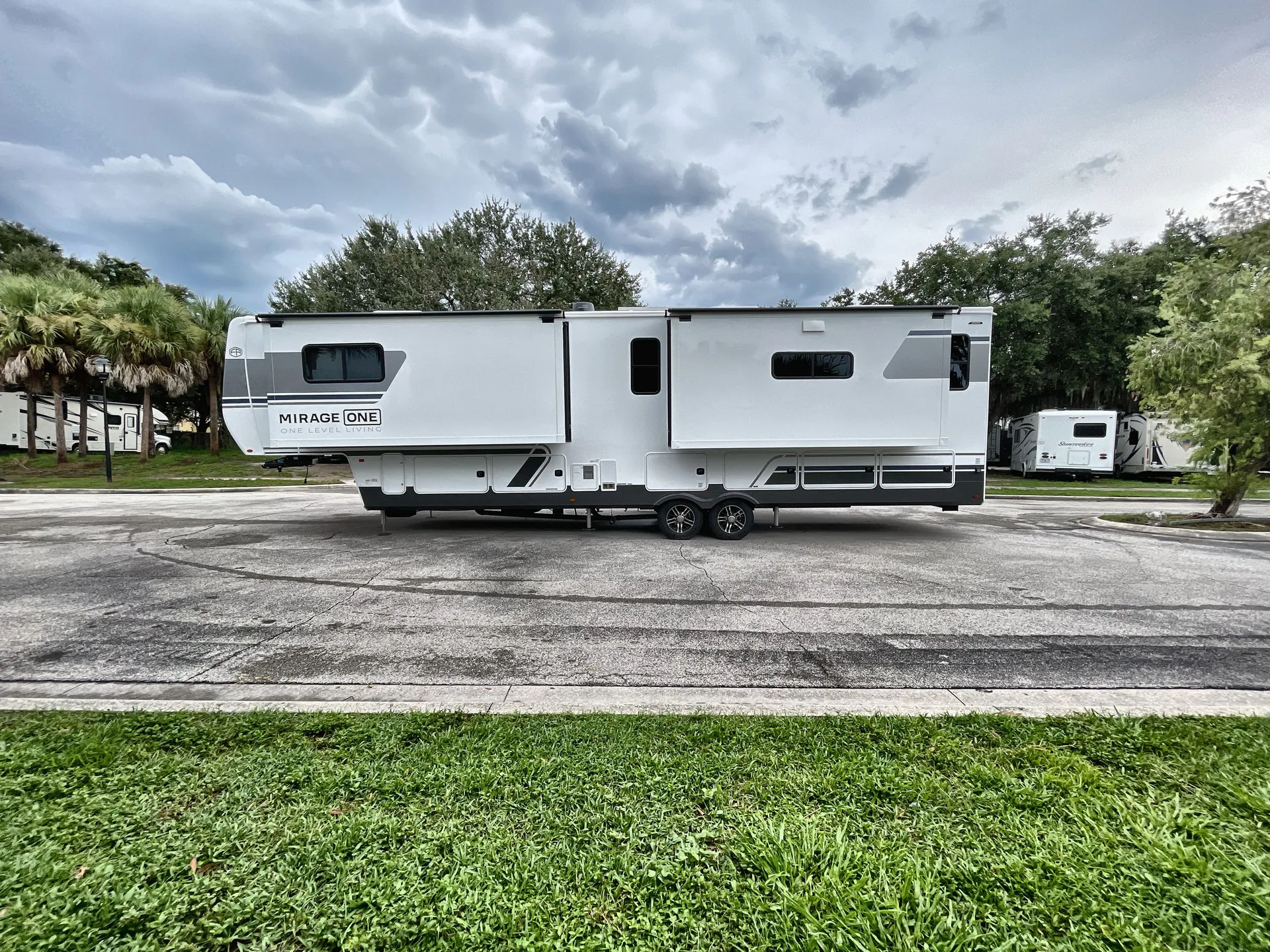 2027 Forest River Puma Grand Mesa 393RL — off campside