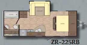 CrossRoads Z-1 ZR-225RB floor plan