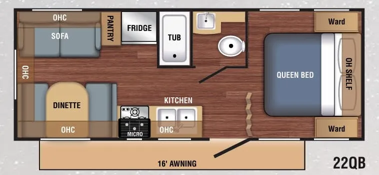 Braxton Creek BX 22QB floor plan