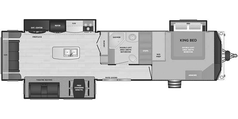 Keystone Residence 40FLFT floor plan