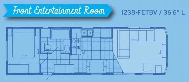 Canterbury RV Bayview 1238-FETBV floor plan