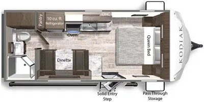 2023 Dutchmen Kodiak 201QB - Floor plan