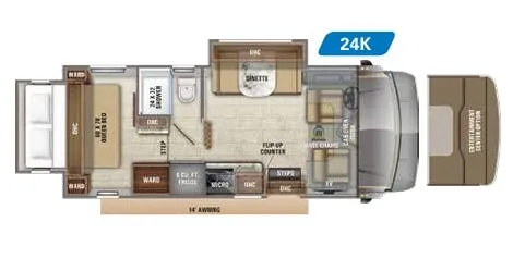 Jayco Melbourne 24K floor plan