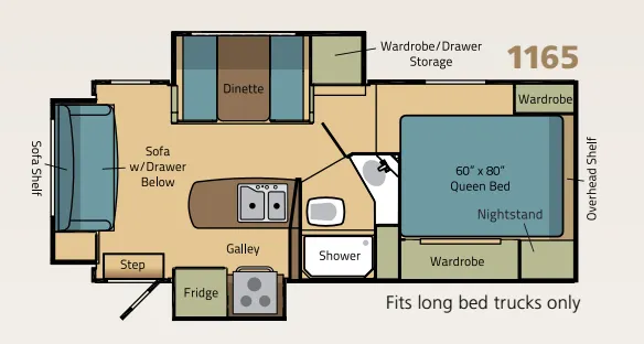 Adventurer Eagle Cap 1165 floor plan