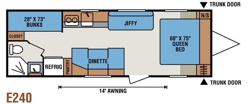 K-Z Spree Escape E240 floor plan