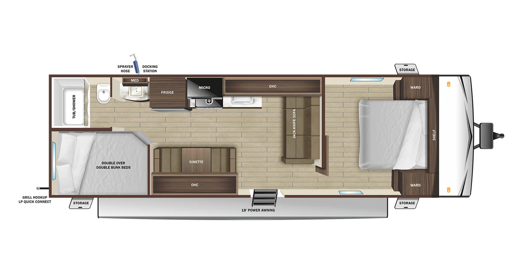 Highland Ridge Open Range Conventional 26BH floor plan